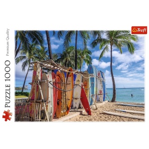 Puzzle Trefl 1000 Plaja Waikiki - Img 3