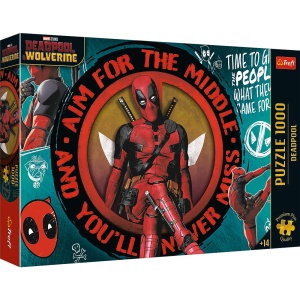Puzzle Trefl 1000 Premium Plus Marvel Deadpool Si Wolverine - Img 1