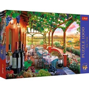 Puzzle Trefl 1000 Premium Plus Tea Time Podgoria Italiana - Img 1