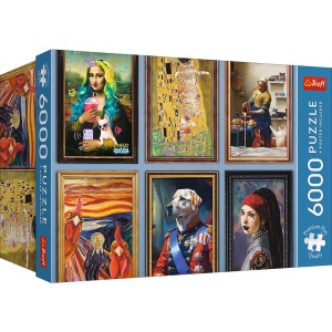 Puzzle Trefl 6000 Premium Plus Colectie De Arta Distractiva Cu Poster Inclus - Img 5