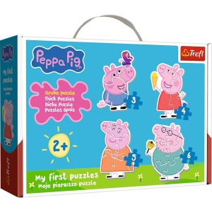 Puzzle Trefl Baby Clasic Peppa Pig Purcelusul Clasic Printre Prieteni