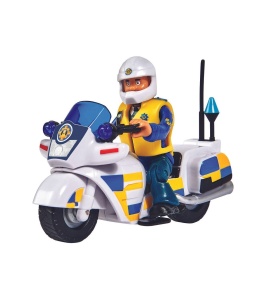Sam Police Motocicleta Figurina - Img 2