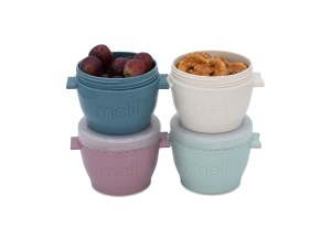 Set 4 Recipiente Silicon Snap&Go, Melii Luxe, 4*177 Ml - Img 2