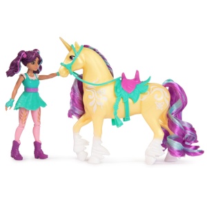 Unicorn Academy Set Unicorn Leaf Si Papusa Ava - Img 3