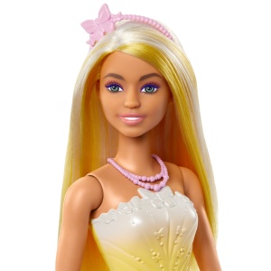 Barbie Papusa Barbie Cu Parul Blond Si Galben - Img 5