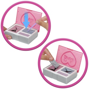 Barbie Set Party Unboxed Reveal Papusa Barbie Mov Cu 10 Accesorii Surpriza - Img 4