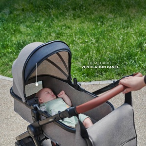 Carucior Kinderkraft Esme Pro, 3 In 1, Sand Beige - Img 4