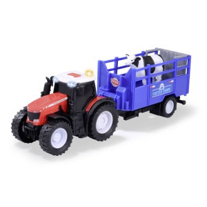 Dickie Massey Ferguson Tractor Si Remorca Cu Sunete Si Lumini - Img 2