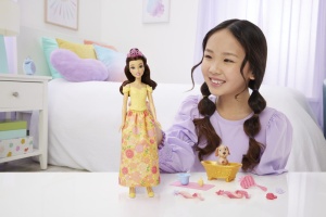 Disney Princess Papusa Bella Cu Catel Si Accesorii - Img 4
