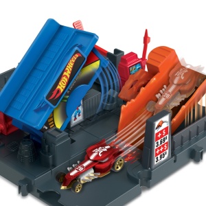 Hot Wheels City Explorer Pista Fuel Station Shift - Img 8