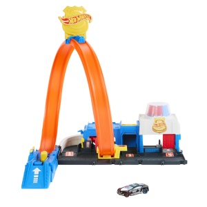 Hot Wheels City Set De Joaca Super Statie De Politie - Img 3