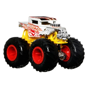 Hot Wheels Monster Truck Camion Bone Shaker Cu Culori Schimbatoare Scara 1:64 - Img 6