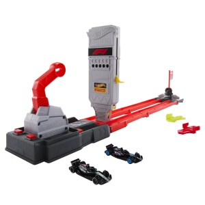Hot Wheels Racing Circuit De Curse Grid Start Formula 1 Cu 2 Masinute Incluse - Img 4