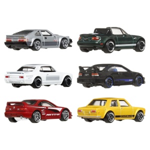 Hot Wheels Silver Series Set 6 Masinute Metalice Tematica Japoneza - Img 10