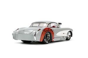 Jada Masinuta Metalica Bugs Bunny 1957 Chevrolet Corvette 1:24 - Img 5