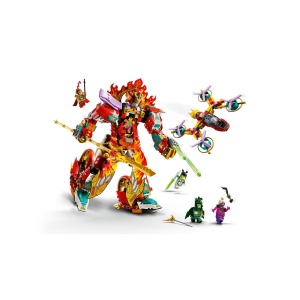 Lego Monkie Kid Robotul Cu Inel De Foc Al Lui Nezha 80057 - Img 9