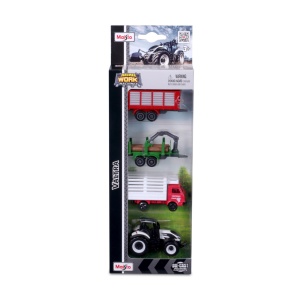Maisto Set 4 Utilaje Agricole Valtra