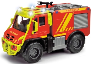 Majorette Masina De Pompieri Mercedes Unimog U530 Cu Sunete Si Lumini - Img 2