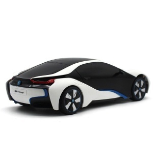 Masina Cu Telecomanda Bmw I8 Alba Scara 1 La 24 - Img 3