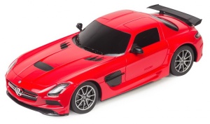 Masina Cu Telecomanda Mercedes-Benz Sls Amg Rosu Cu Scara 1 La 18 - Img 7