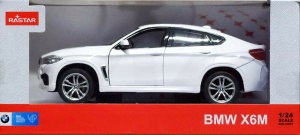 Masinuta Metalica Bmw X6M Alb Scara 1 La 24 - Img 5