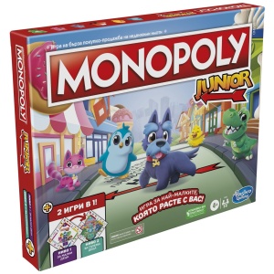 Monopoly Joc Monopoly Junior 2 In 1 In Limba Bulgara