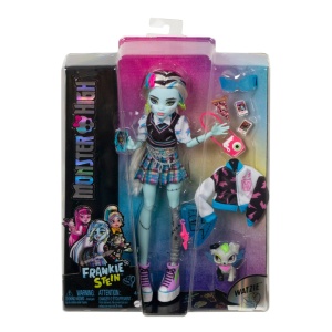 Monster High Papusa Frankie Stein Cu Animalut Si Accesorii - Img 1