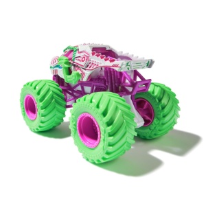 Monster Jam Nitro Neon Masinuta Metalica Thunderroarus Scara 1 La 64 - Img 3