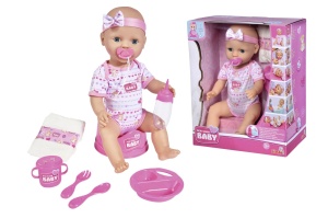 New Born Baby Set Bebelus Roz - Img 8