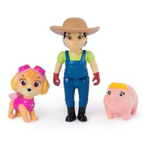 Patrula Catelusilor Set Figurine Eroi De Salvare Skye Si Farmer Yumi - Img 2