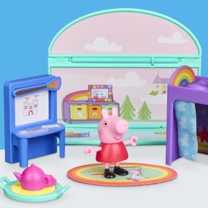 Peppa Pig Set De Joaca Dormitorul Lui Peppa Cu Figurine Si Si Accesorii - Img 10