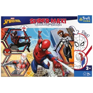 Puzzle Trefl Primo 24 Super Maxi Disney Spiderman In Actiune - Img 4