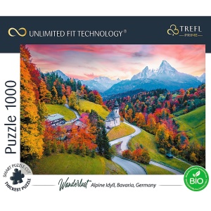 Puzzle Trefl Uft 1000 Peisaj Idilic Alpi - Img 3