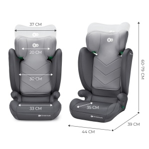 Scaun Auto Kinderkraft I-Spark, I-Size 100-150 Cm, Grey - Img 8
