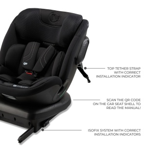 Scaun Auto Kinderkraft Xpedition 3 I-Size 40-150 Cm, Black - Img 9