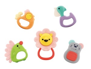 Set 5 Jucarii Pentru Dentitie In Cutie Forest Baby - Img 2