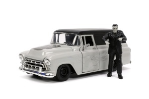 Set Masinuta 1957 Chevy Suburban Si Figurina Frankenstein - Img 3