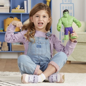 Spidey Si Prietenii Lui Uimitori Marvel Figurina Hulk 23Cm - Img 3