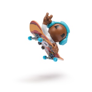 Tech Dech Sk8 Crew Pachet Placa Si Figurina 9.6Cm Casti Albastre - Img 5