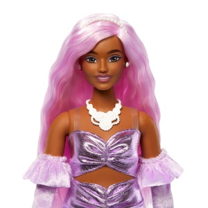 Barbie Deluxe Style Papusa Barbie Cu Par Mov - Img 5
