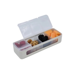 Cutie Snack 4 Compartimente, Melii Luxe, Ivory