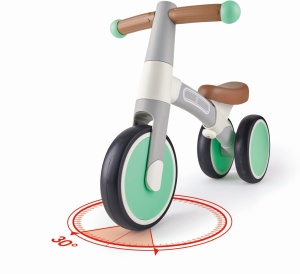 Hape Bicicleta De Echilibru Verde Cu 3 Roti - Img 7