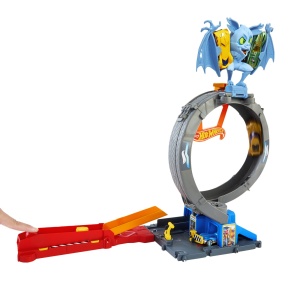 Hot Wheels City Pista Inamicilor Bucla Liliacului - Img 2