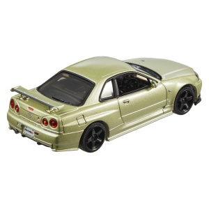 Hot Wheels Premium Real Riders Masinuta Metalica Nissan Skyline Gt-R Scara 1:43 - Img 3