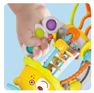 Jucarie Senzoriala Pentru Bebe Scutura Si Trage - Img 5