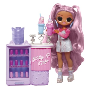 L.o.l. Surprise! Omg Sweet Nails Kitty K Café Set Papusa Cu Accesorii - Img 4