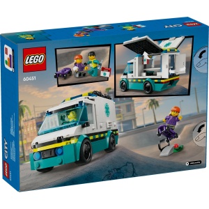 Lego City Ambulanta De Urgente 60451 - Img 7