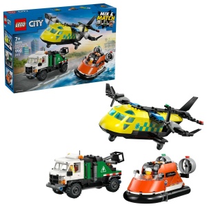 Lego City Avion Autospeciala De Service Si Aeroglisor In Versiuni Adaptate 60505