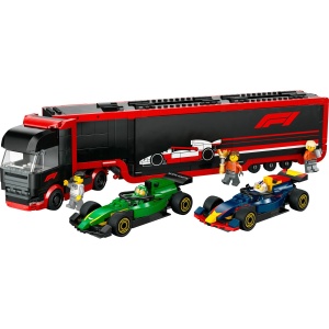 Lego City Camion F1 Cu Masinile F1 Rb20 Si Amr24 60445 - Img 2