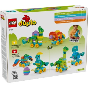 Lego Duplo Dinozauri Pe Roti 3 In 1 10451 - Img 5